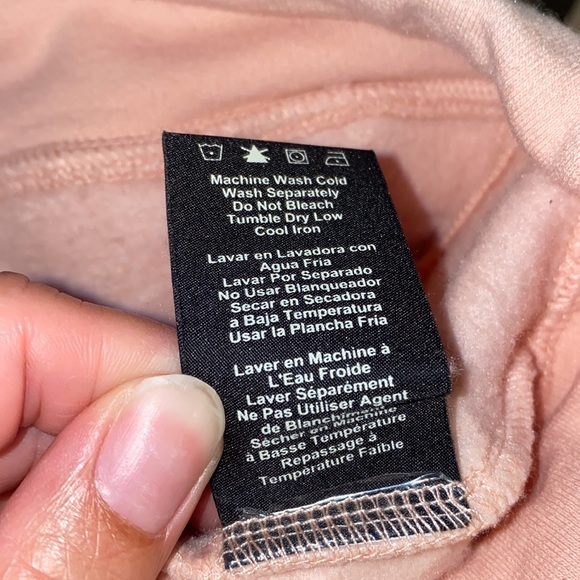 UGG ABBI HALF MOON SLEEVE ROSEWATER HOODIE NWT - Picture 11 of 14